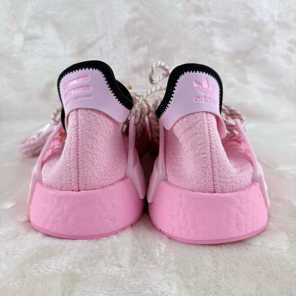 Adidas Pharrell Williams Hu NMD Knit Sneakers Men\'s Size 10.5 Pink GY0088 main image 6